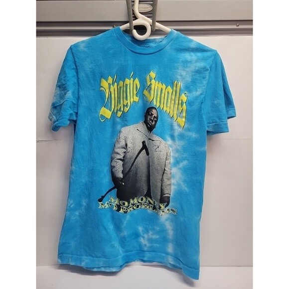 Notorious BIG T Shirt Mens Small Blue Tie Dye Mo Money Mo Problems Hot Topic New - Picture 1 of 8